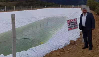 Manisa’da Çiftçiler Sulama Göleti ile Su Sıkıntısını Aşıyor
