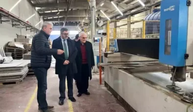 BŞEÜ Rektörü Granit Seramik Fabrikasını Ziyaret Etti