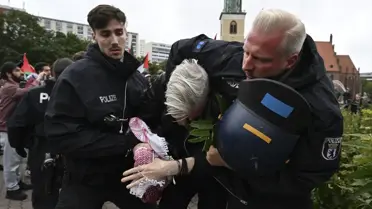 Berlin’de Filistin Eylemi: Polis Müdahalesi