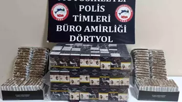 Hatay’da 430 Paket Kaçak Sigara Ele Geçirildi