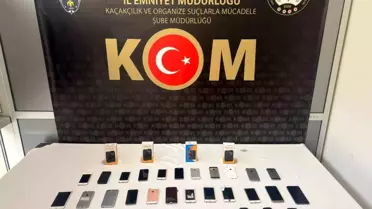 Kütahya’da Kaçak Telefon Operasyonu